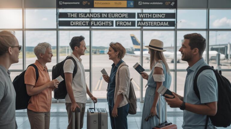 De eilanden in Europa met directe vluchten vanaf Amsterdam