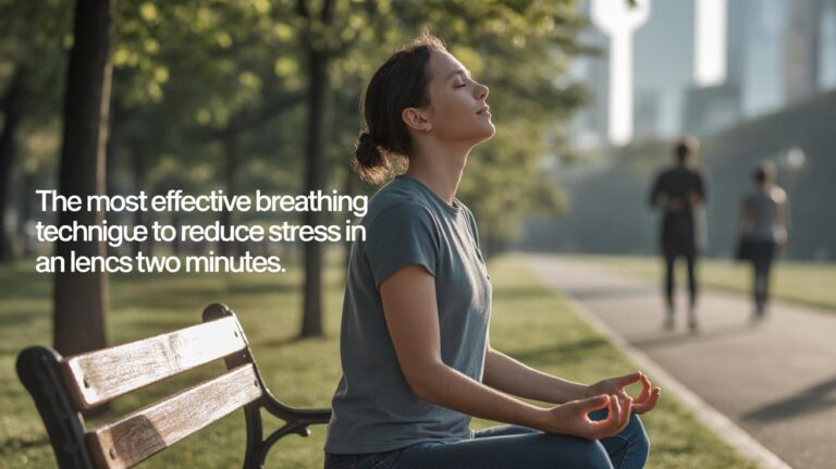 De meest effectieve ademhalingstechniek om stress in minder dan twee minuten te verminderen